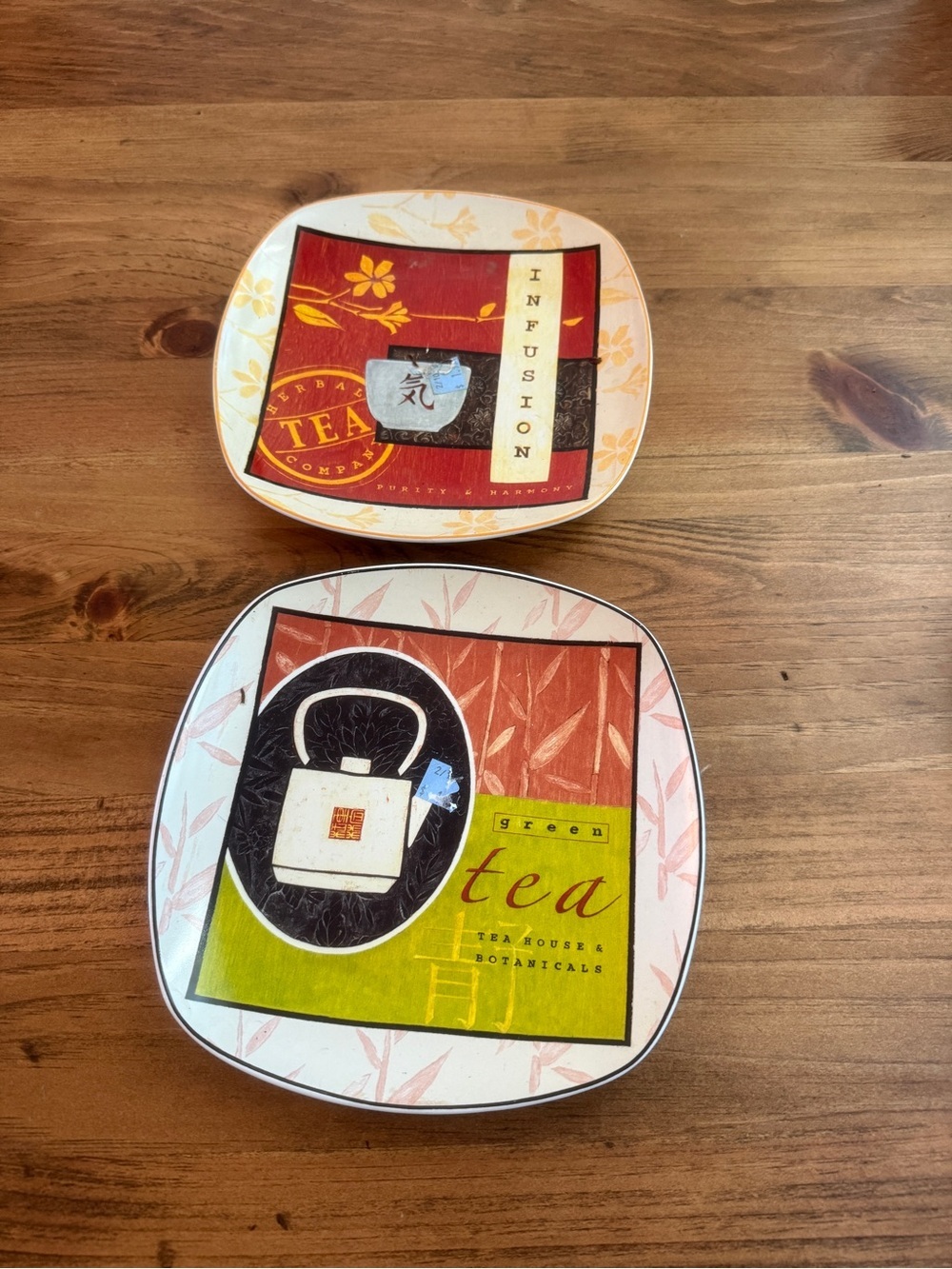 Tea House Sakura Decorative Plates (Set of 2)